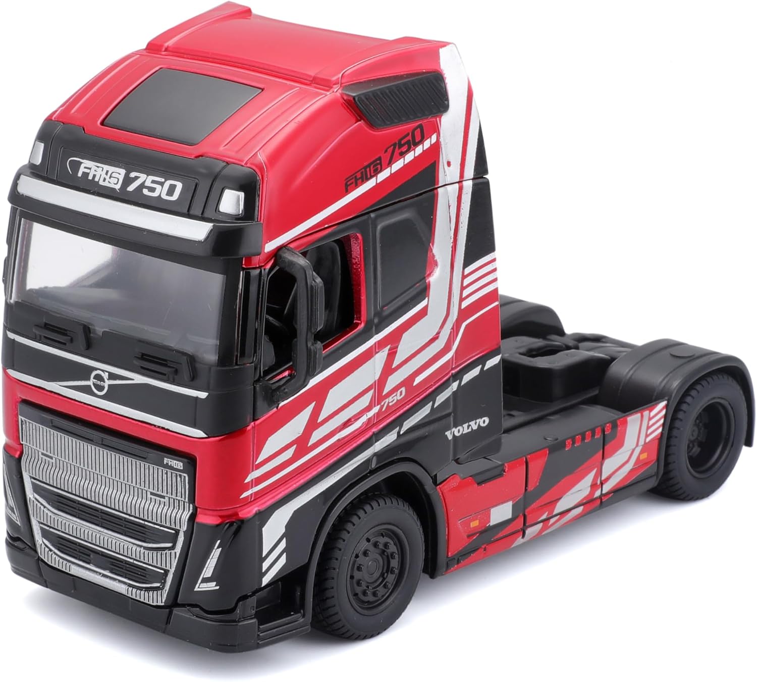 Bburago 1/43 Street Fire - Volvo FH16 Globetrotter 750 XXL Truck Cab - Red Metal - New 2024