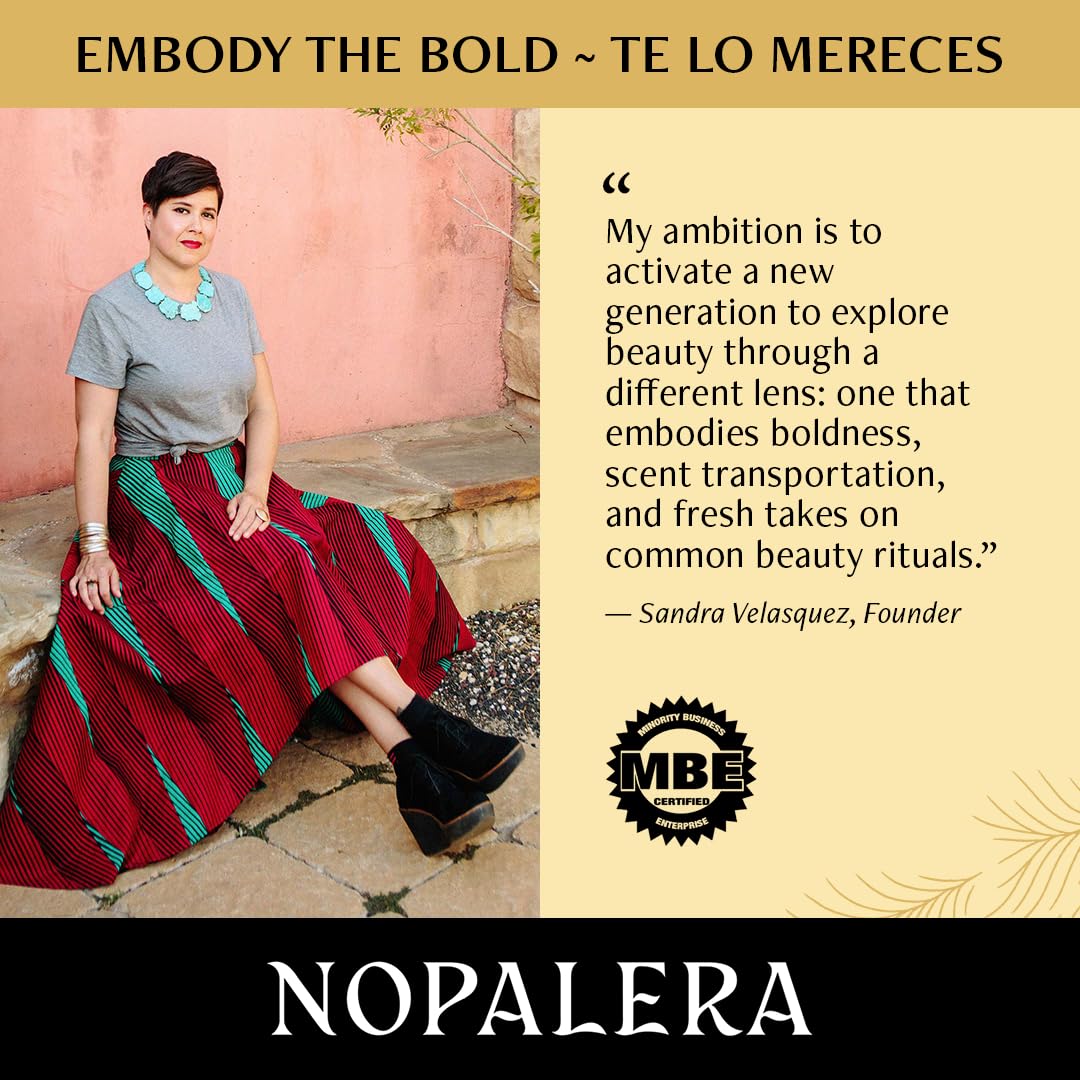 Nopalera Dulce de Cuerpo Eau de Parfum Travel Spray, Smoky Warm Gender Neutral Perfume with Copal, Vanilla, Sandalwood, Amber and Violet, Clean Fragrance, Free from Pthalates 10ml - Image 9