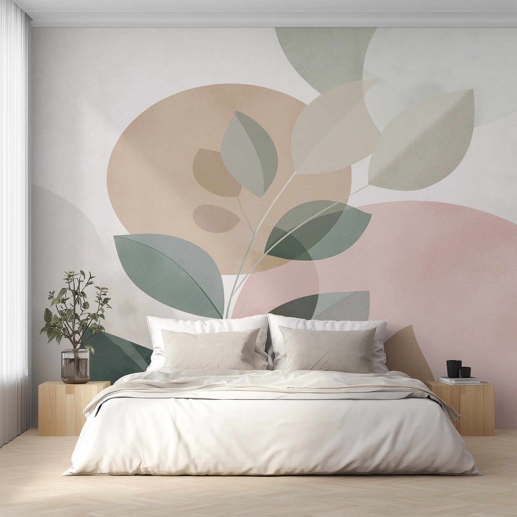 Décoration murale pour salon et chambre motif géométrique moderne