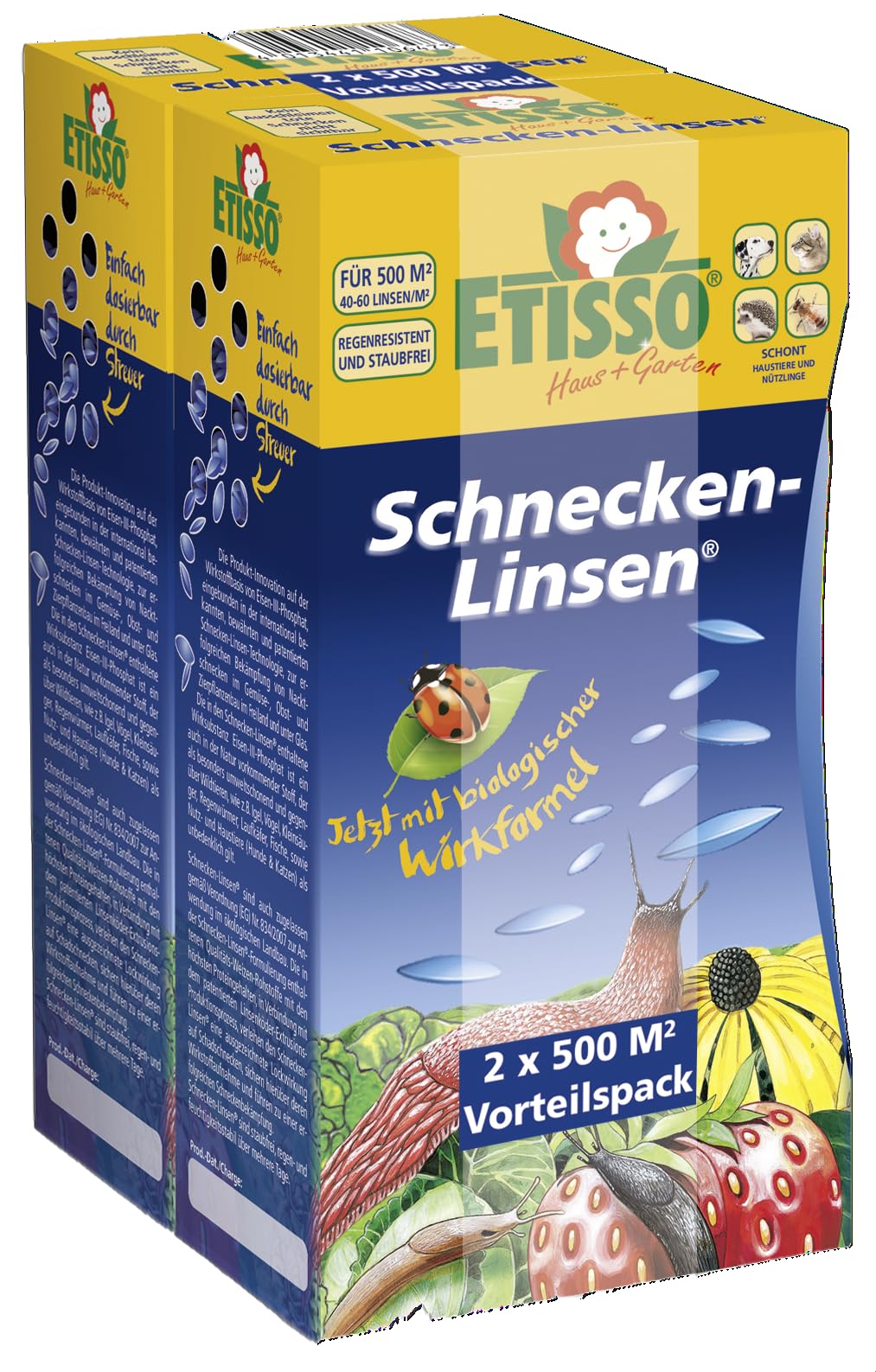ETISSO Schnecken-Linsen 2 x 300 g Vorteilspack