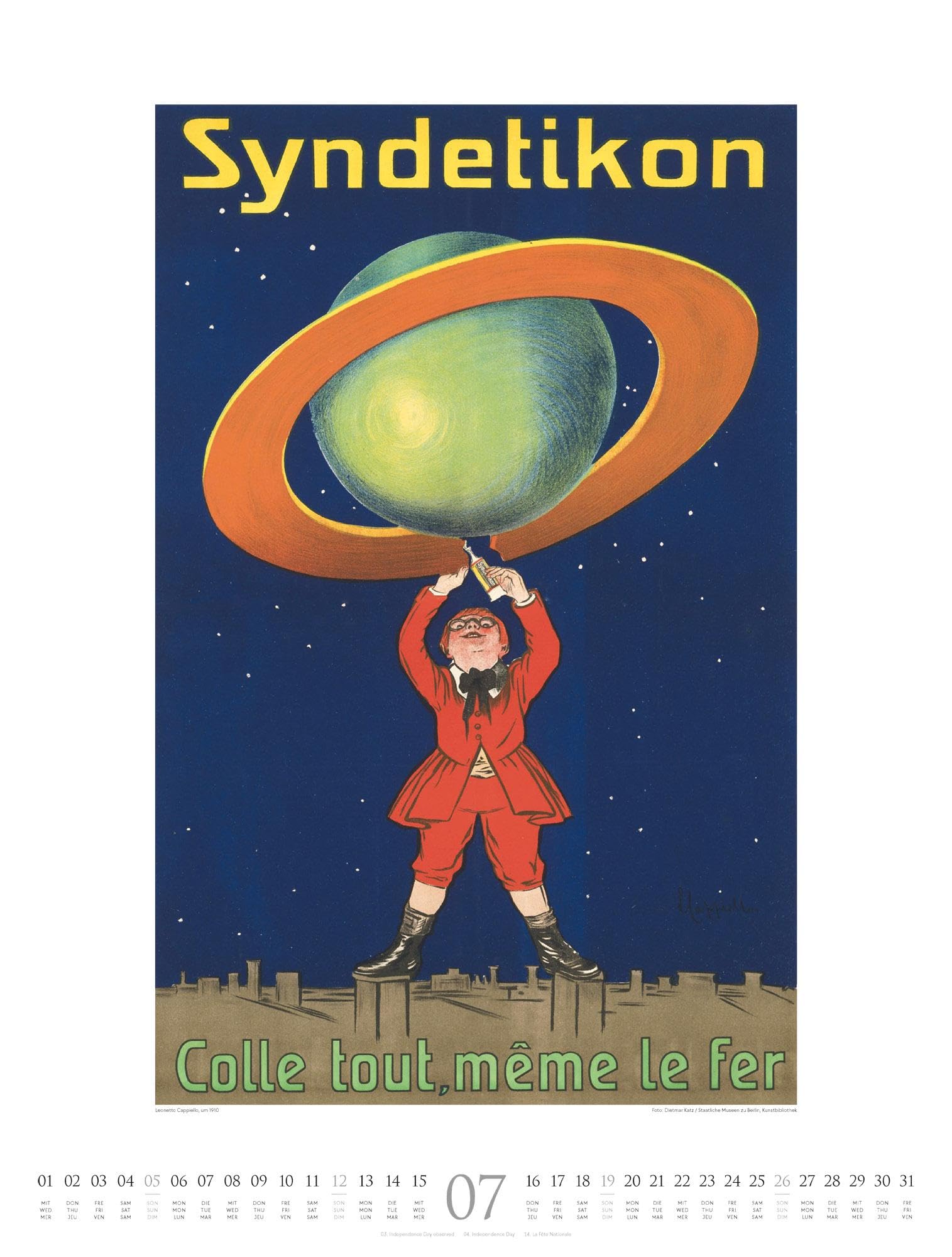 Plakate & Poster Kalender 2026 | Vintage Kunst-Kalender im großen Hochformat (50x66 cm) | Historische Plakatkunst