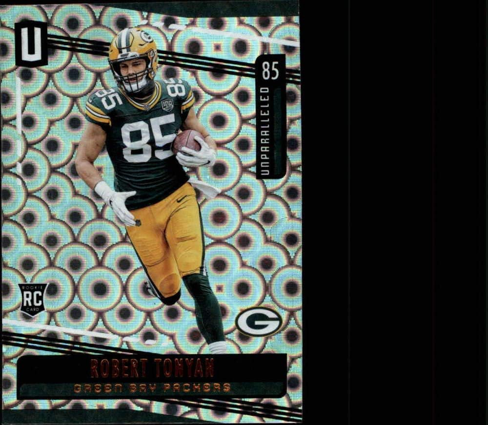 2019 Unparalleled Football Groove #186 Robert Tonyan Green Bay Packers Official Panini Trading Card