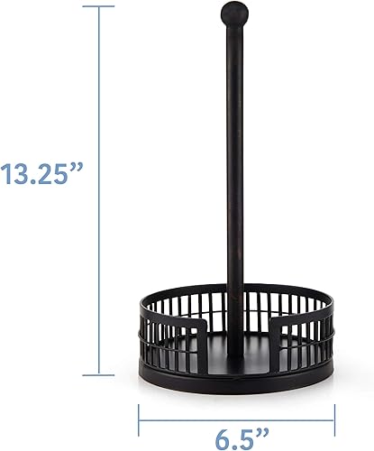 Vista 6 de Scott Living Oasis Linear - Toallero de papel, 13.25 pulgadas, color negro