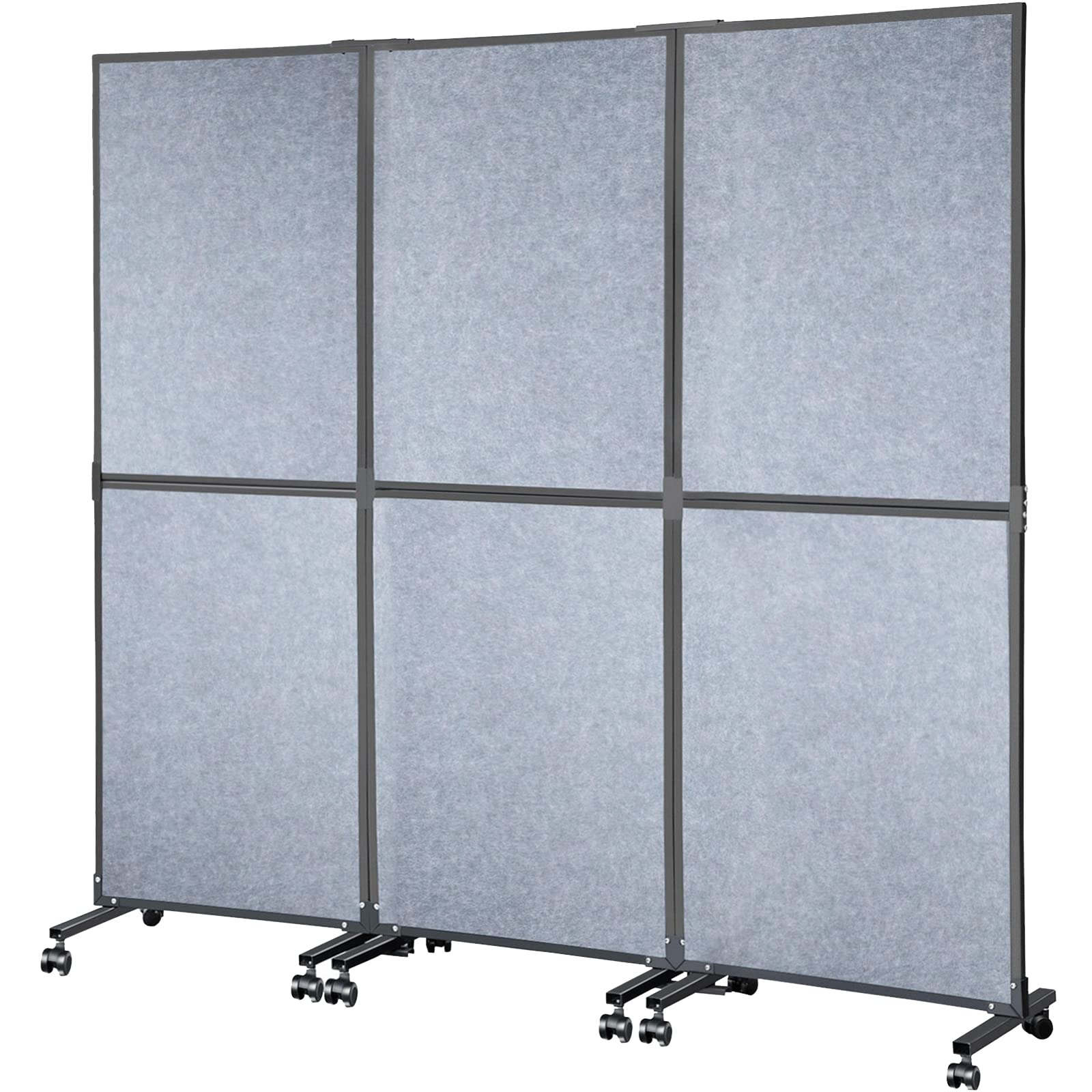 Buy VEVOR Acoustic Room Divider 72" x 66" Office Partition Panel 3 Pack Office Divider Wall