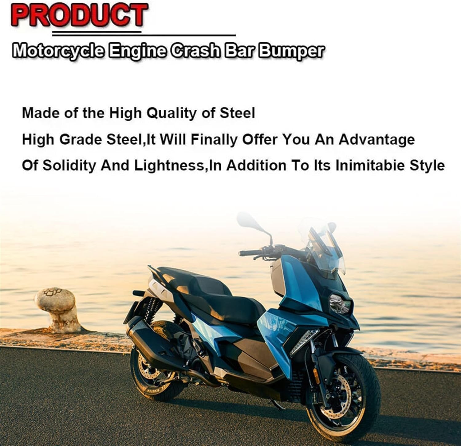 ALXOY オートバイエンジンガードクラッシュバーフェアリング