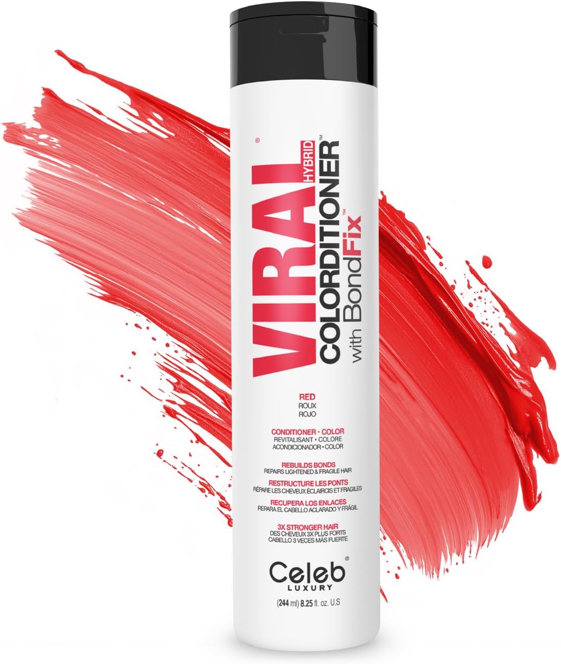 Color Depositing Conditioner - Color Refresher with Bondfix Bond Rebuilder, Viral and Gem Lites, Pairs with Colorwash