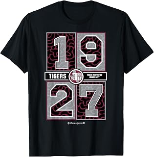 Texas Southern University - Tiger Nation Concrete Date HBCU T-Shirt