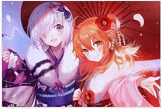 ウォールステッカー ぐだ子 マシュ・キリエライト FGO 壁紙シール はがせる おしゃれ ウォールシール 自己粘着 ポスター 装飾シート DIY デコレーション 傷隠し インテリア リビング 寝室 壁飾り 30*45（cm）