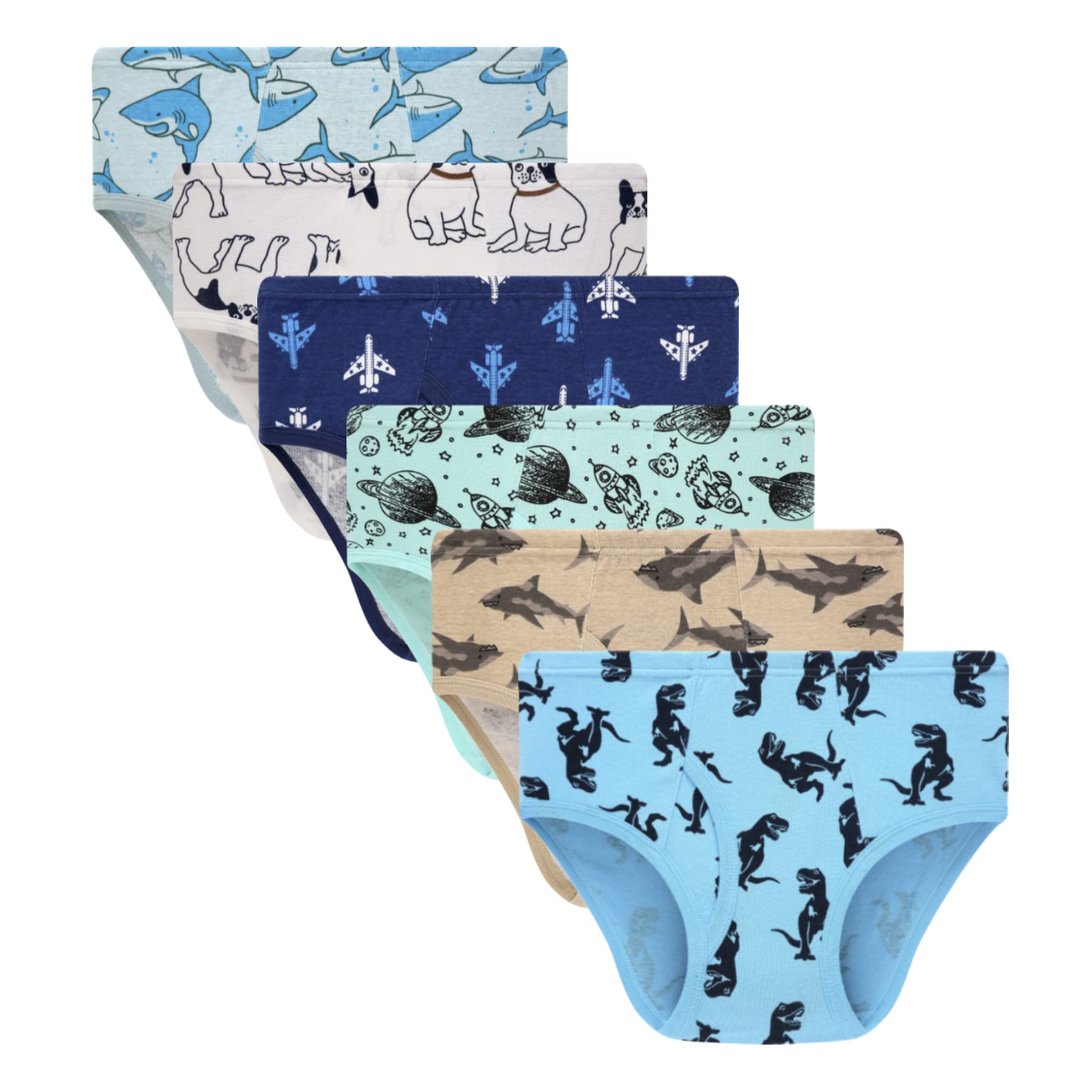 Family Feeling Little Boys' Cotton Boxer Brief Soft Underwear