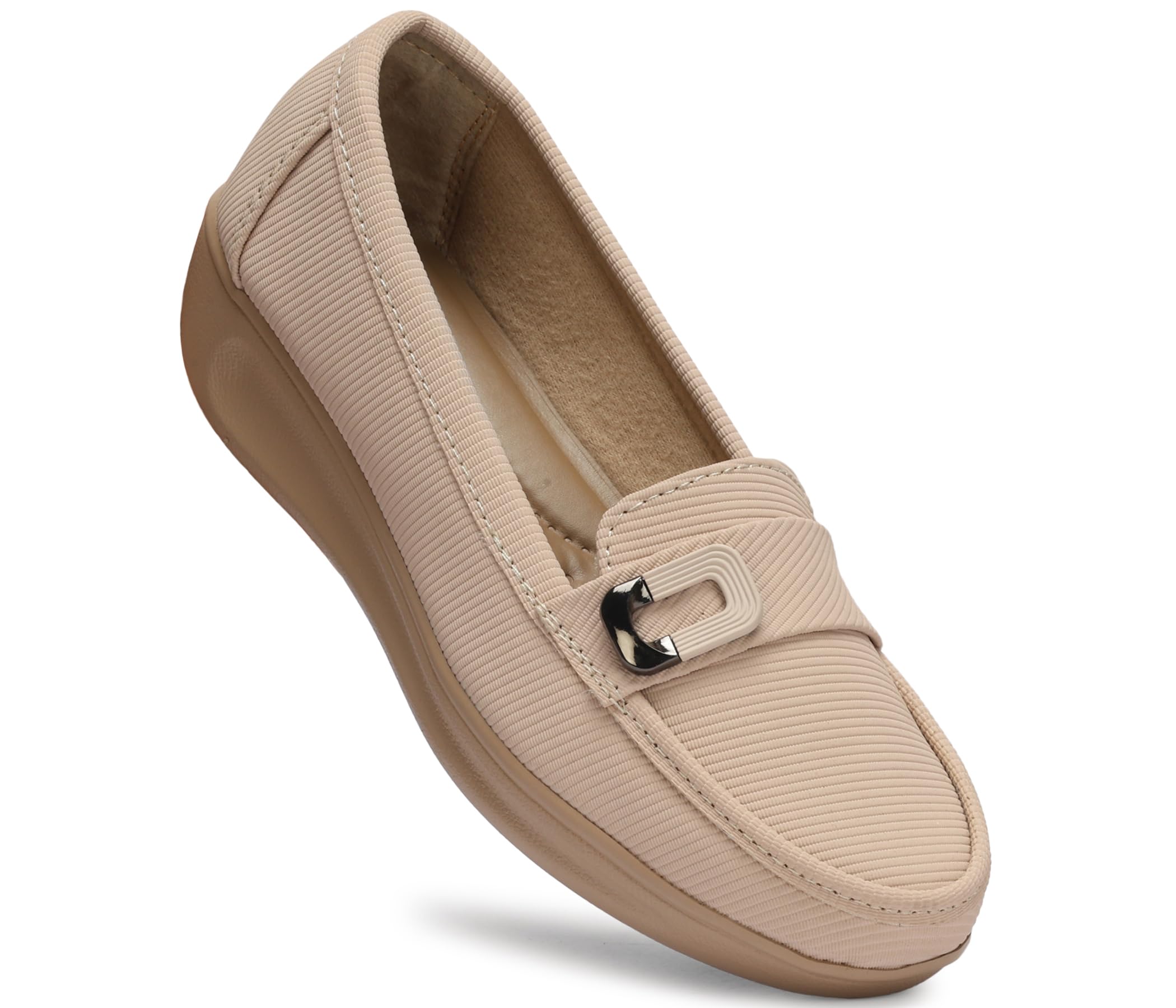 aroom Womens Loafer Comfortable and Fashionable Casual Loafer Shoes for Daily Use for Girls-picture-12