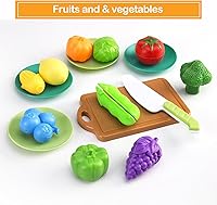 Vista 5 de 35 piezas de accesorios de juguete de cocina para niños, juego de cocina para niños pequeños con ollas, sartenes, utensilios, utensilios de cocina