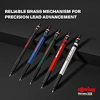 Vista 5 de Rotring Lápiz mecánico 500, barril azul, 0.5mm