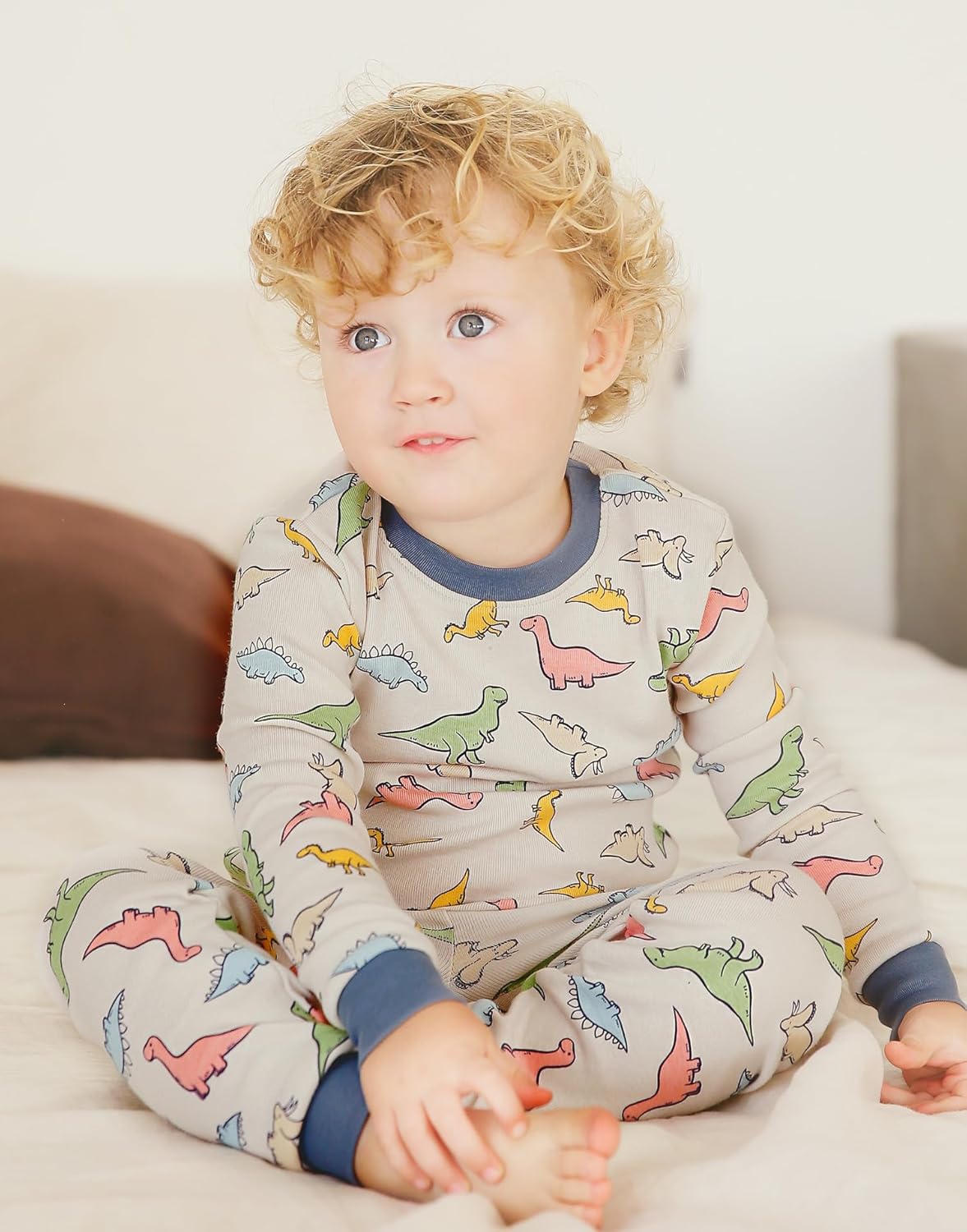 VAENAIT BABY 12M-12Y Infant Kids Pajamas Junior Boys Girls Animal Truck Rabbit Character 100% Cotton Set - Image 2