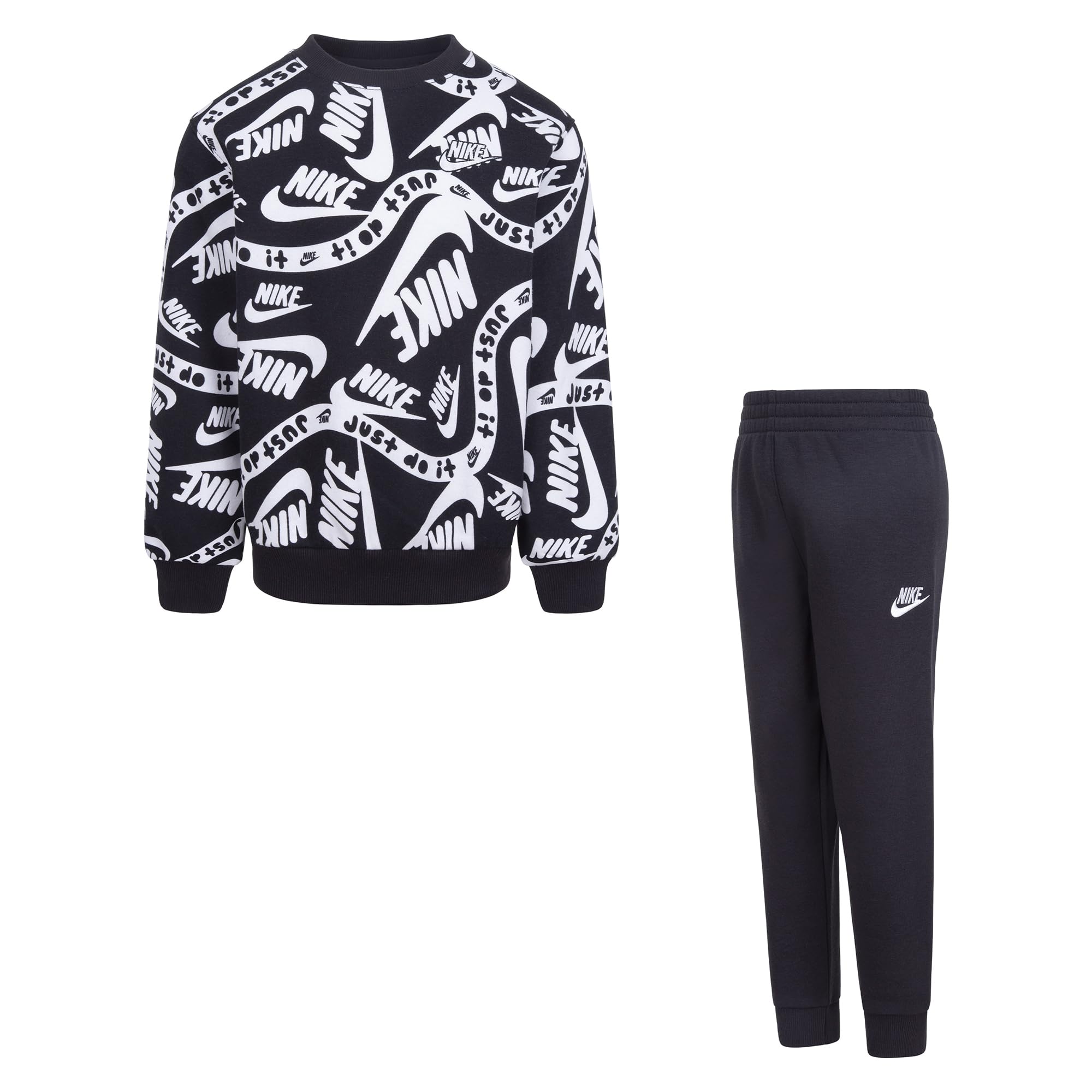 Nike Mono de bebé Club All Over Print negro código 66L168-023