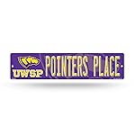 Rico Industries NCAA Wisconsin-Stevens Point Pointers Plastic 4 x 16 Street Sign