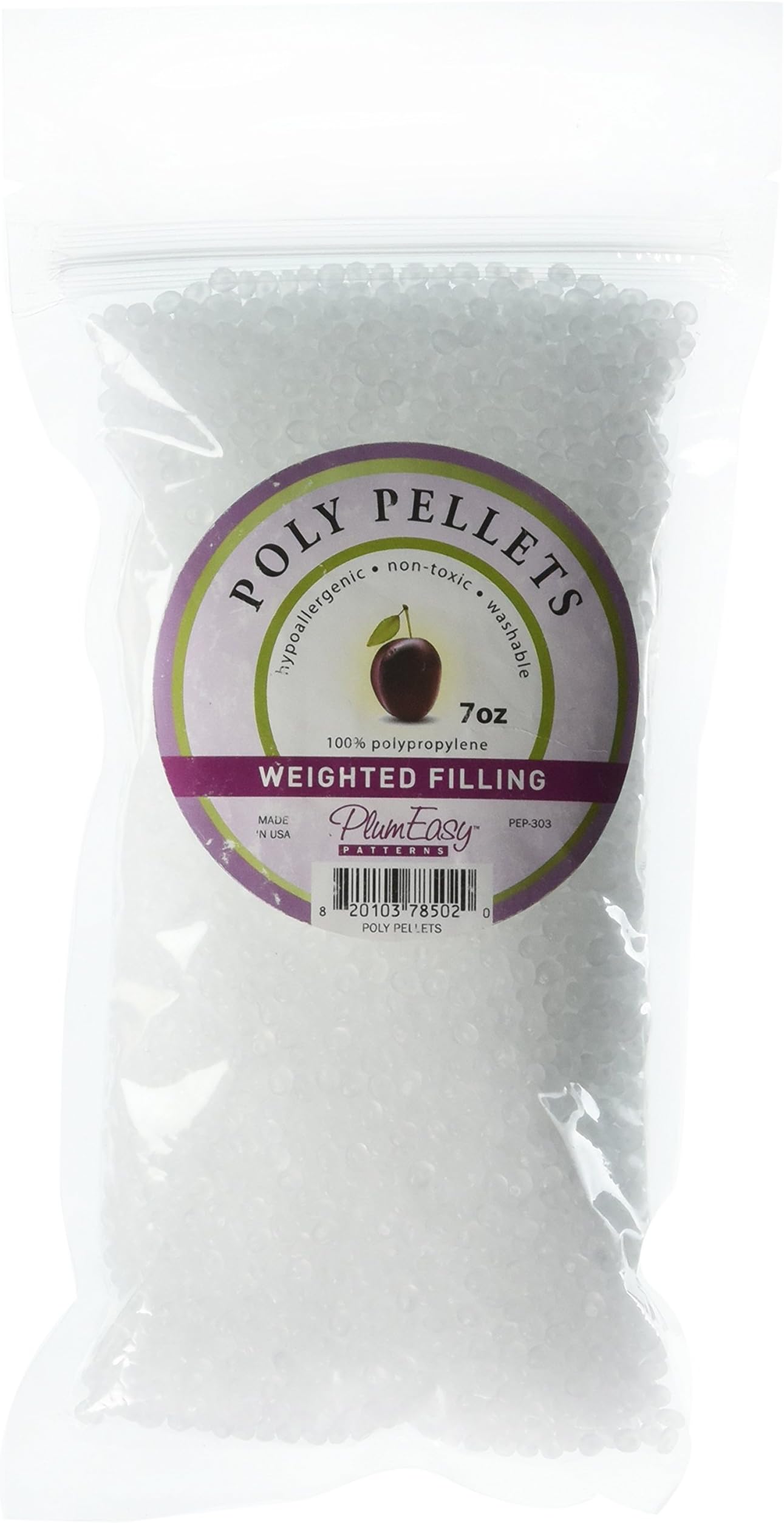 PlumEasy Patterns Plastic Pellets Filling 7oz