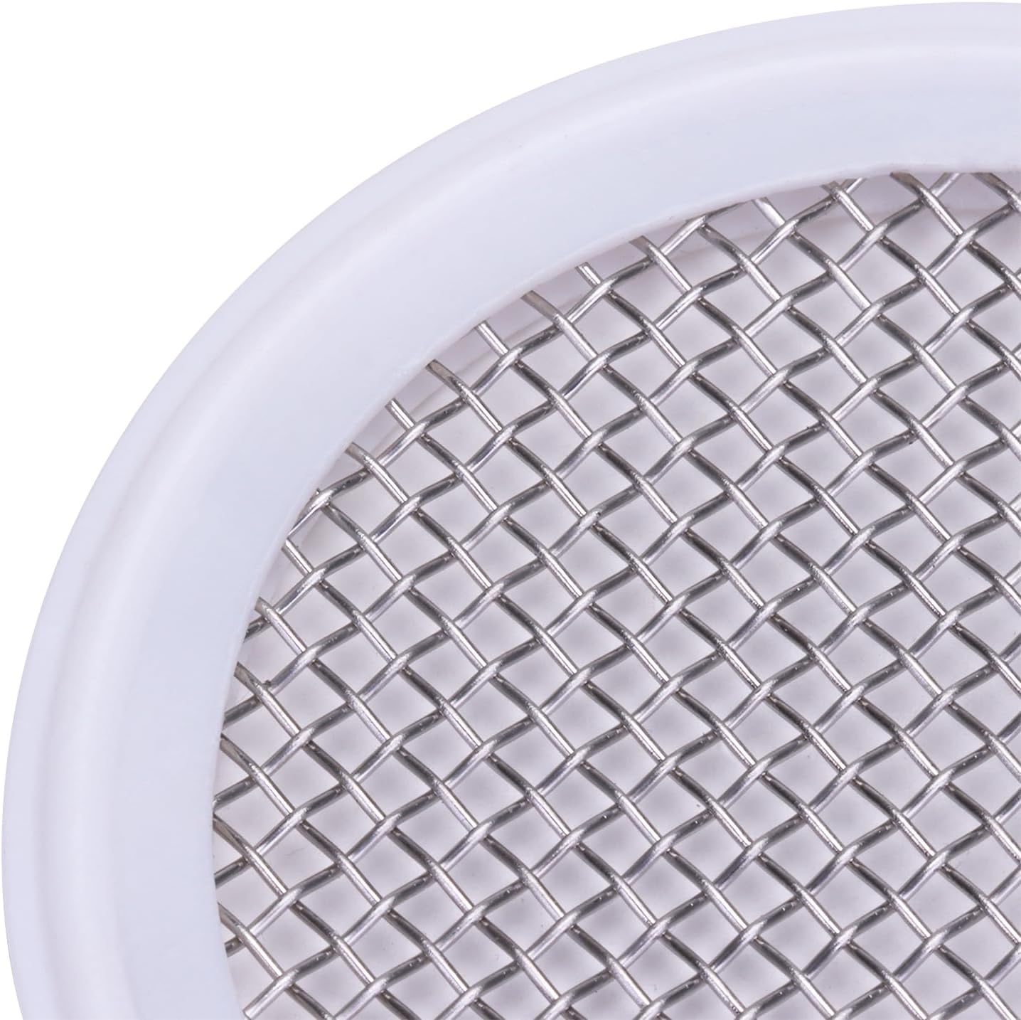 DERNORD 2.5" PTFE (Teflon) Sanitary Gasket w/Stainless Screen - Tri Clamp Clover (10 Mesh)