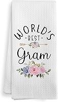 Vista 8 de Regalos de glamour para la abuela de nietos, nieto, nieta, día de la madre, Navidad, cumpleaños, toalla de cocina, regalos para glamour, el mejor