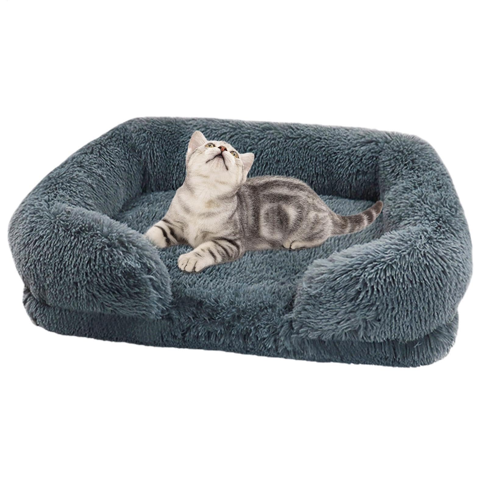 Nid apaisant pour chat et chien stressé avec matelas orthopédique