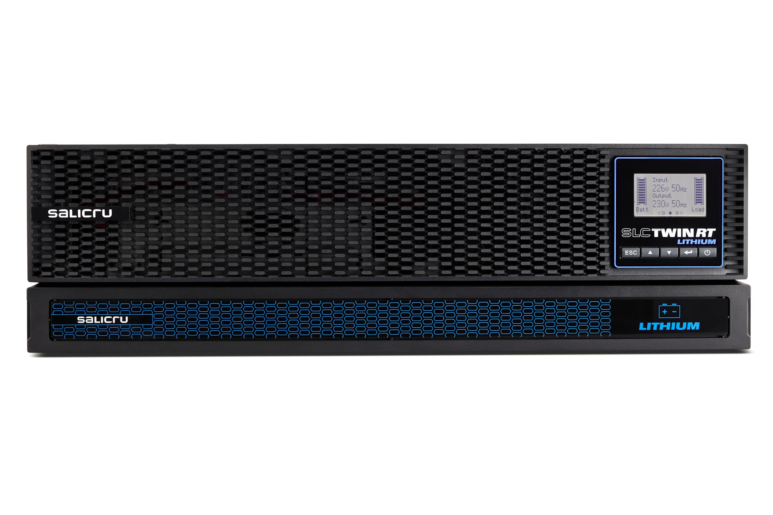 Salicru SLC-3000-TWIN RT3 Lion – Sistema de Alimentación Ininterrumpida (SAI/UPS) de 3000 VA On-Line Doble conversión Torre/Rack con batería Li-Ion