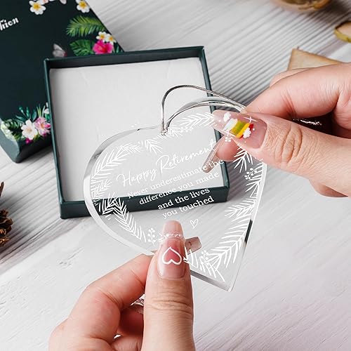 Miniatura 2 de Regalos de jubilación para mujeres, compañeros de trabajo jubilados 2024, regalos para hombres, maestros, decoración colgante de adorno de Navidad