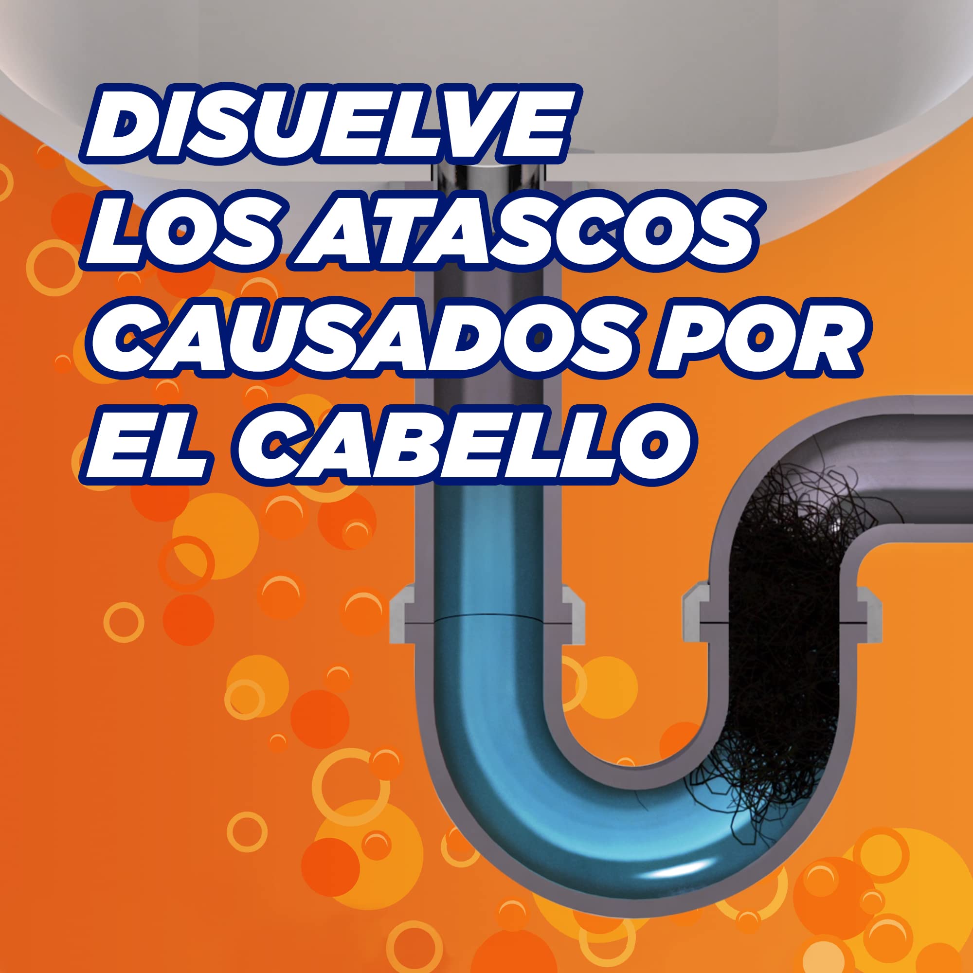 Mr Muscle Gel Limpia Tuberías, 1L