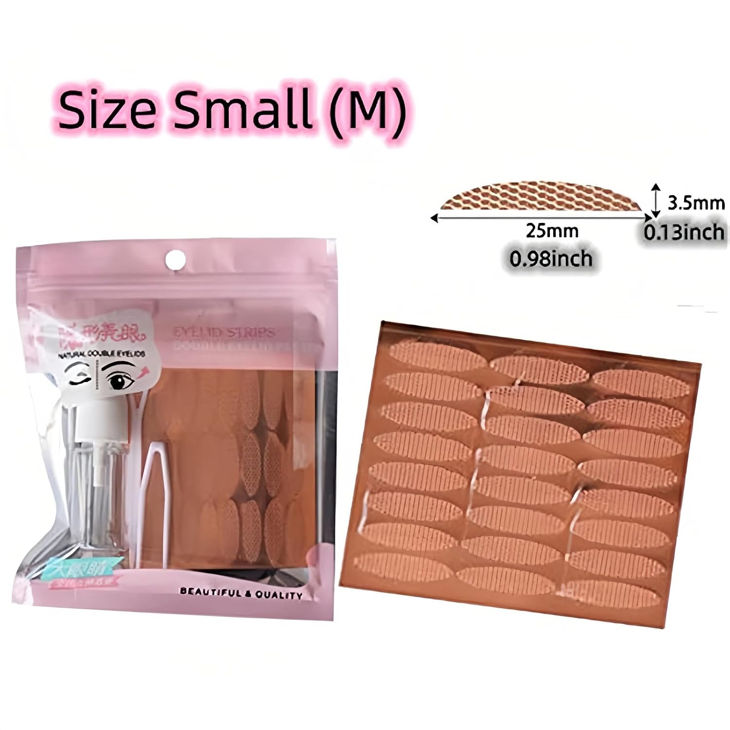 10 sheets Eyelid Tape Breathable Double Eyelid Stickers Waterproof Eye Strips (C)