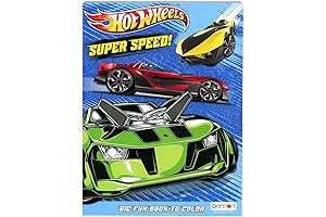 Super Speed Coloring Book: Fueling Kids' Creativity with Hot Wheels