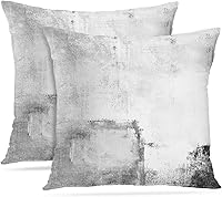 Vista 17 de Britimes Fundas de almohada modernas para decoración del hogar, 18 x 18 pulgadas, juego de 2 fundas de almohada decorativas, fundas de almohada