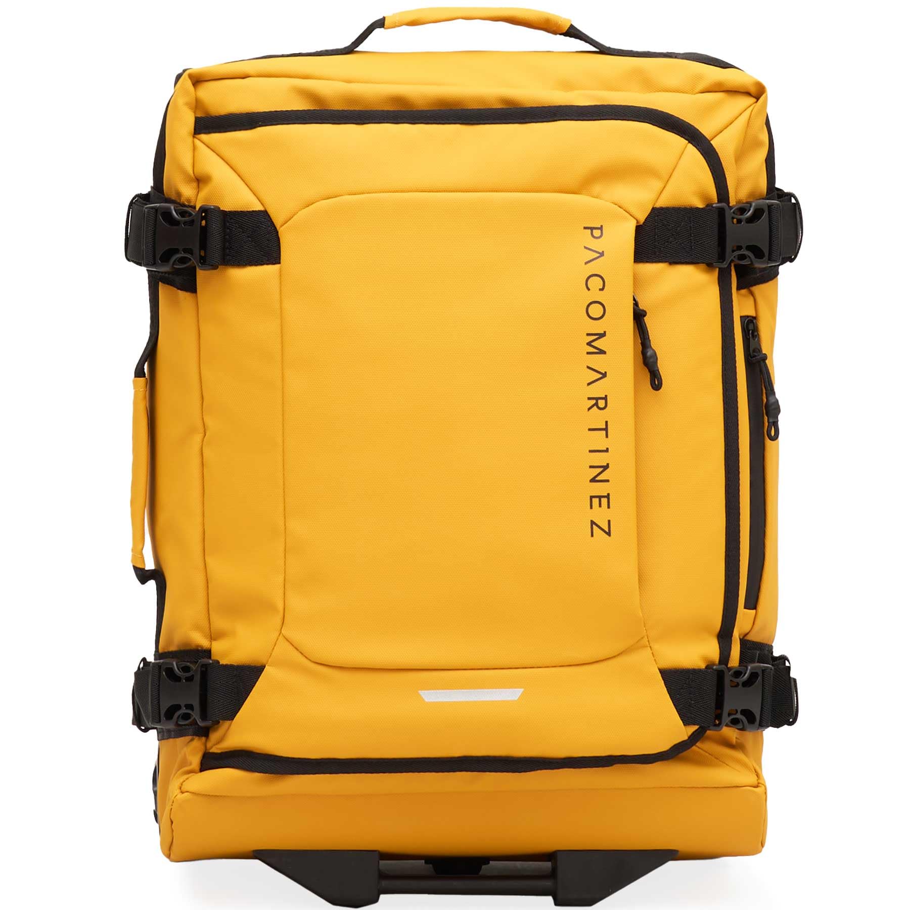 PACO MARTINEZ Maleta de Viaje Unisex, Maleta de Cabina V Road, Capacidad 34 litros, Ruedas Silenciosas, Color Mostaza - 49x35x20 Centímetros