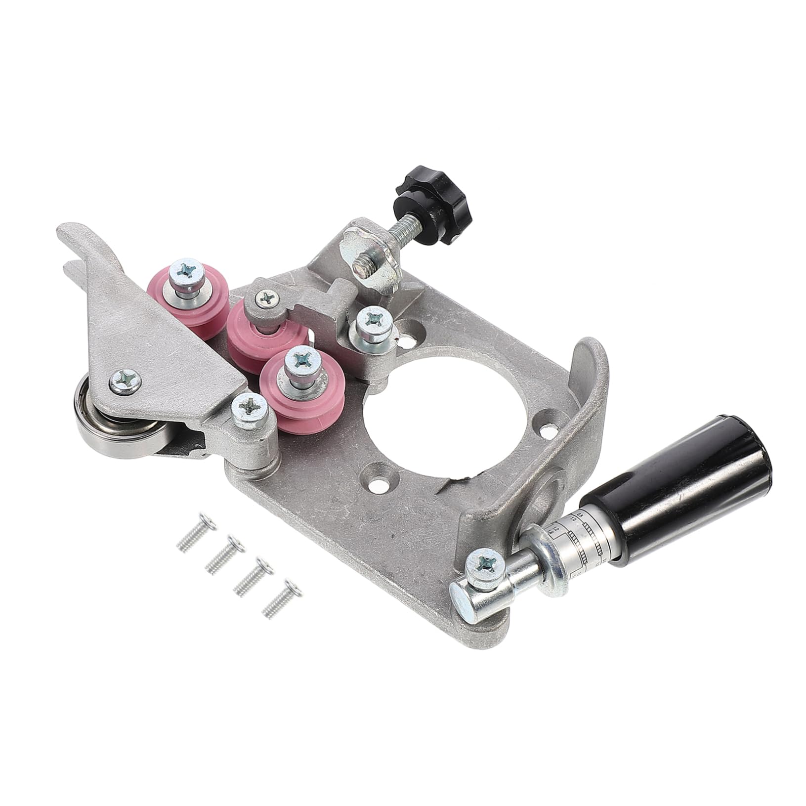 MUCKLILY 1pc Wire Feeder Bracket Wire Feeder Wheel Holder Wire Feeder Motor Bracket Useful Wire Feed Motor Plate Simple Wire Feed Motor Plate Motor Mount Silver Aluminum