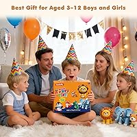 Vista 8 de Arcilla de modelado Air Dry para niños, 12 manualidades de animales modelo mágico, kits de arcilla con herramientas de escultura y tutoriales, Kit