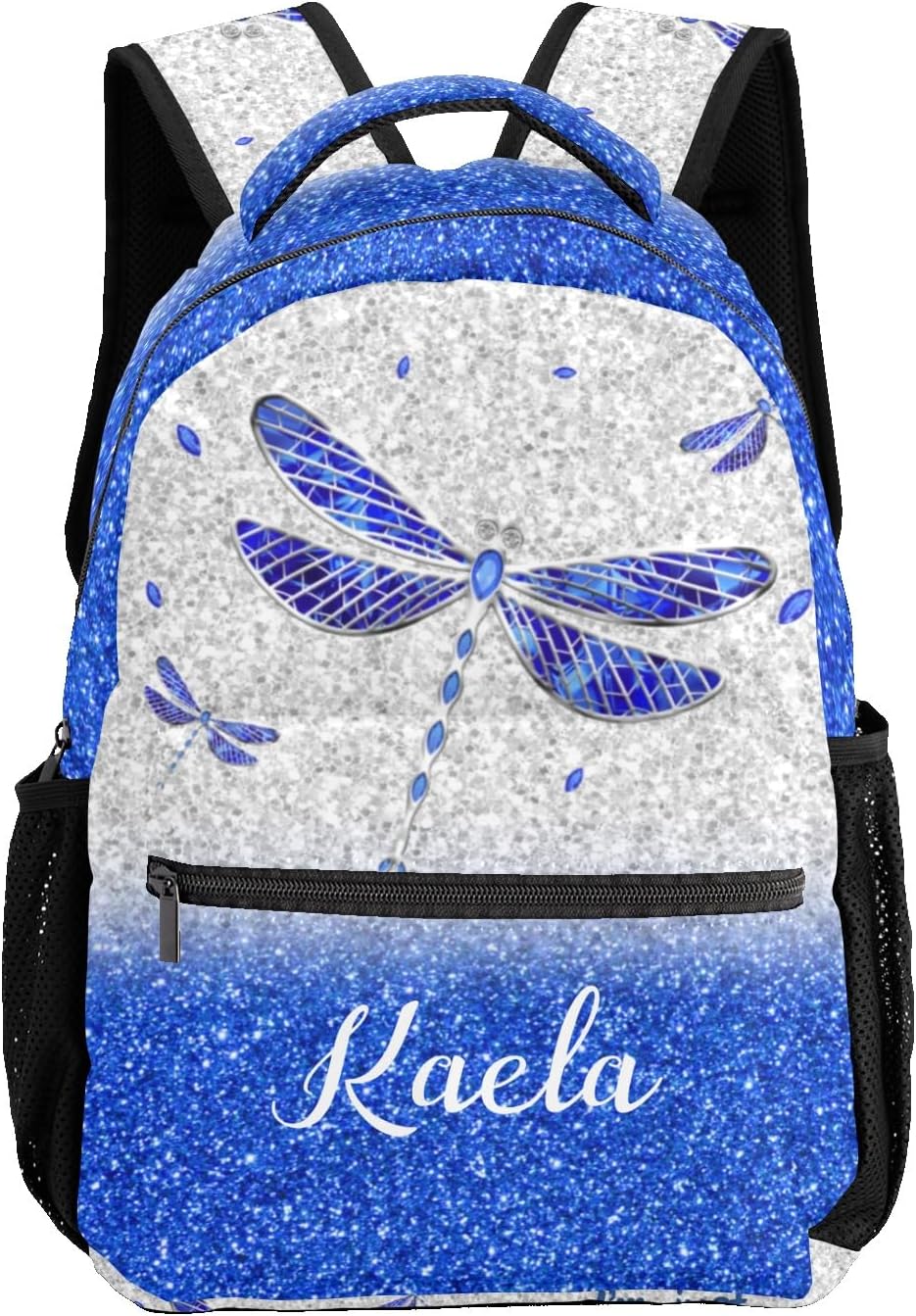 Personalized Name Cool Car Racing Kids Backpack for Boys and Girls Toddler Backpack Waterproof Preschool