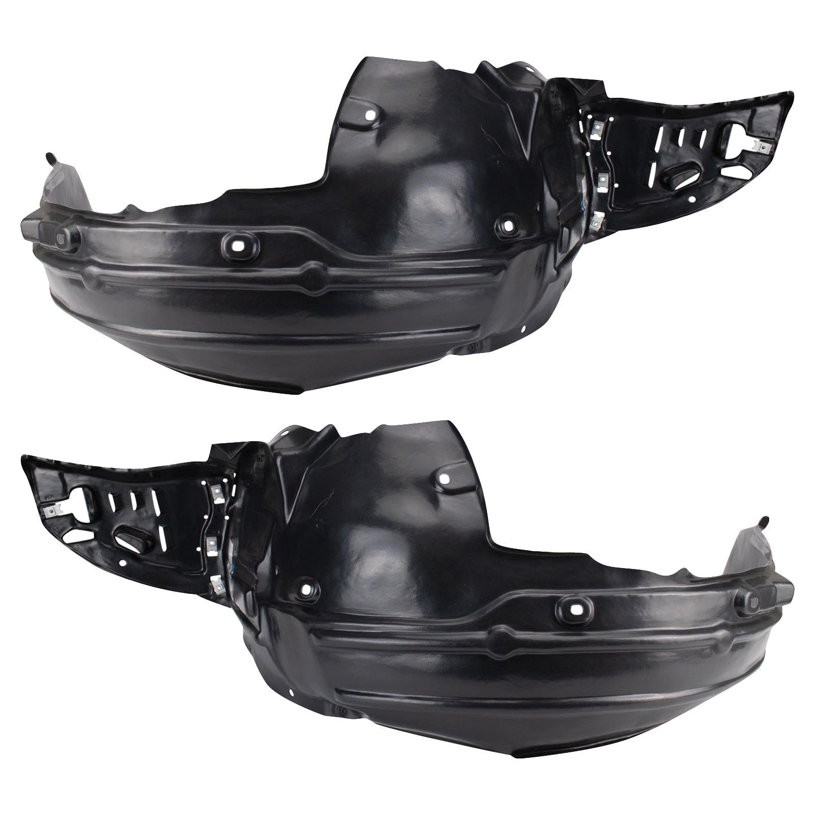 TRQ Front Inner Fender Liner Set | For 2012-2014 Acura TL AC1248134 AC1249134