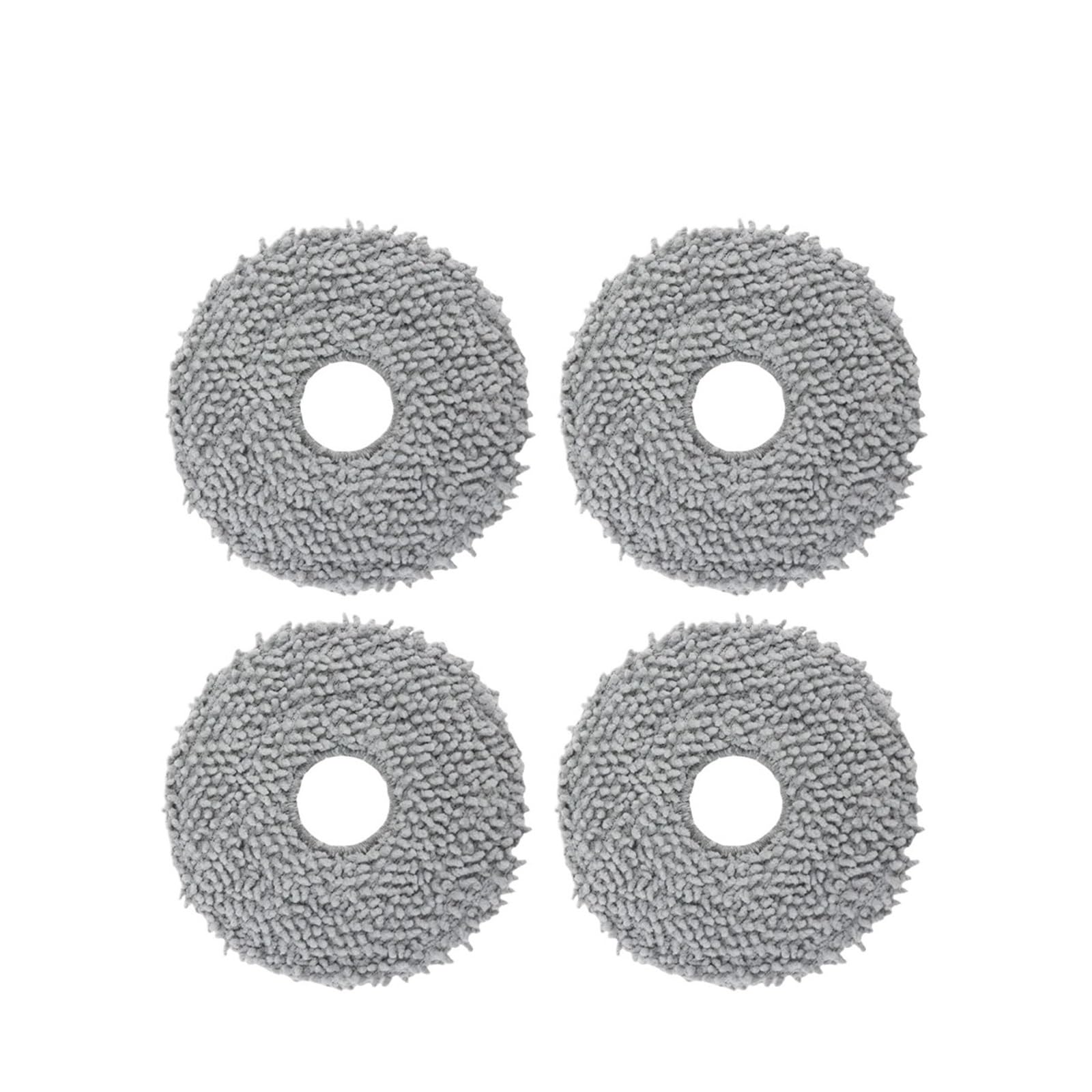 HIZON Robot Vacuum Cleaner Spare Parts Mop Cloth Pad，Compatible For Xiaomi，S10+ / S10 Plus / S20 Plus(Mop-4PCS)