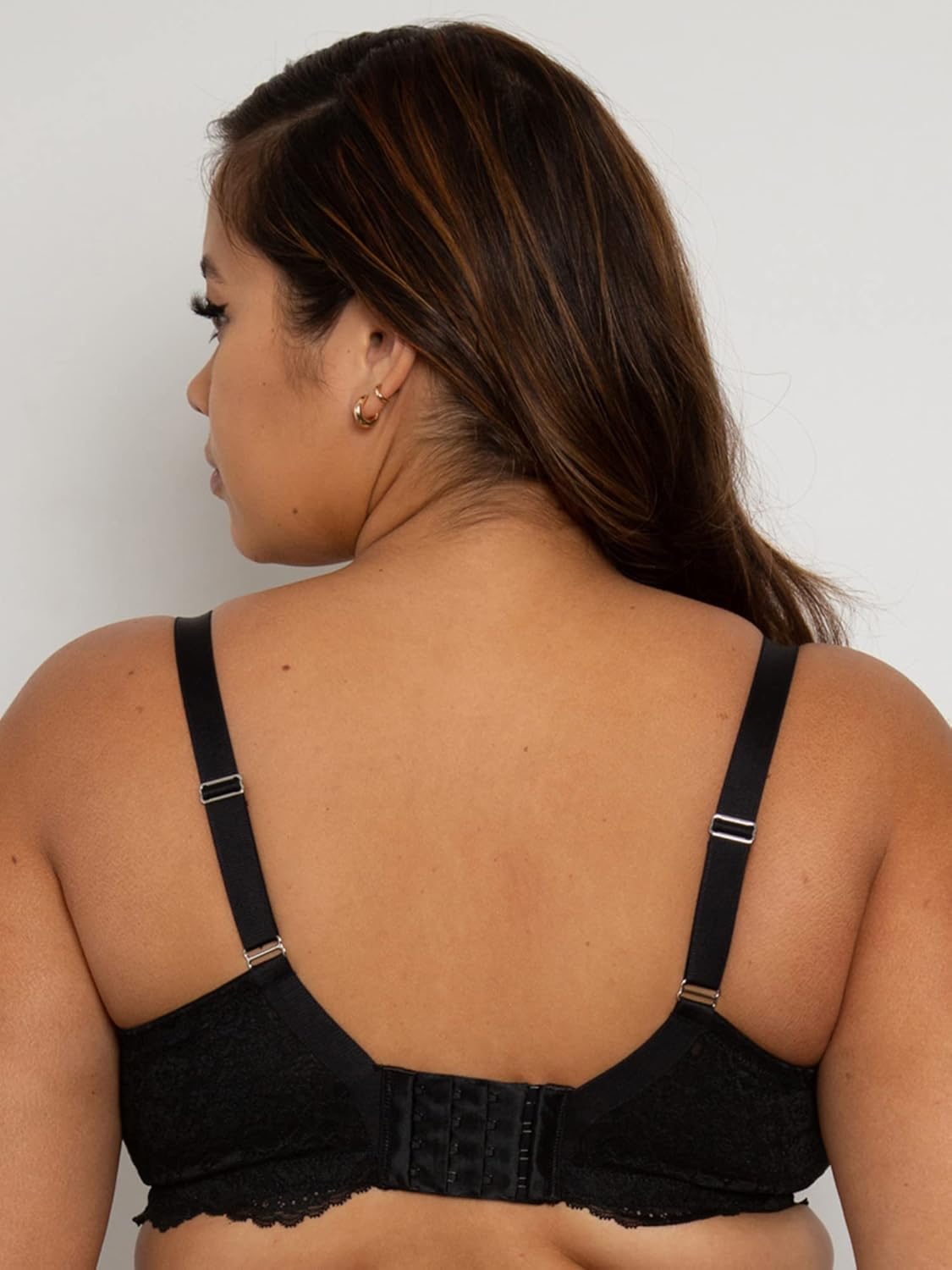 Curvy Couture Women's Plus Size Luxe Lace Wireless Bralette - Image 6