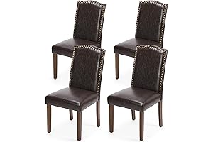 MCQ Upholstered Dining Chairs Set of 4 - Modern, Stylish, Durable
