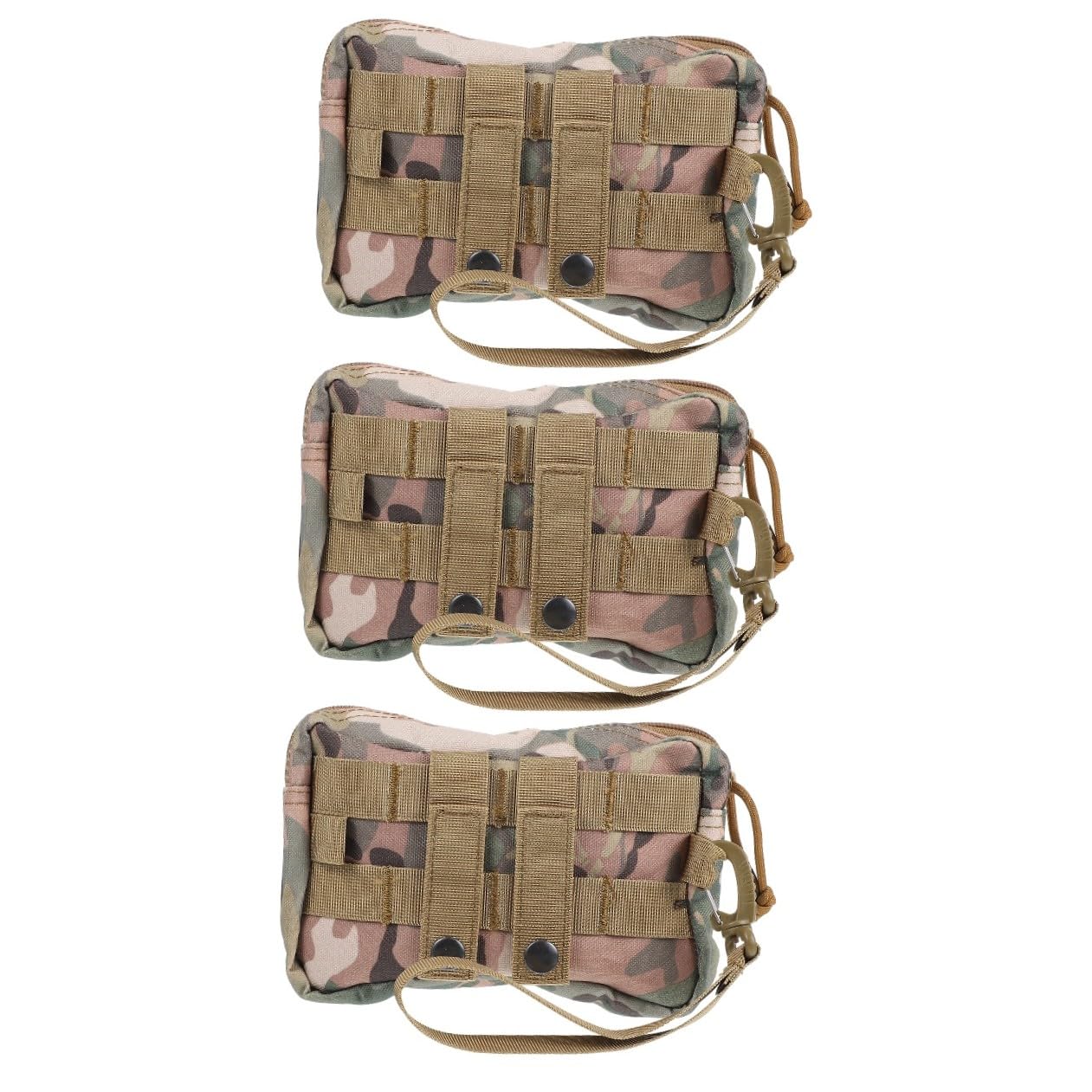 BESPORTBLE Riñonera de 3 Piezas Bolsa de Almacenamiento para Deportes al Aire Senderismo Correr Y Viajes.