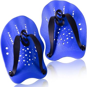 Hand Paddles for Swimming Training with Adjustable Straps