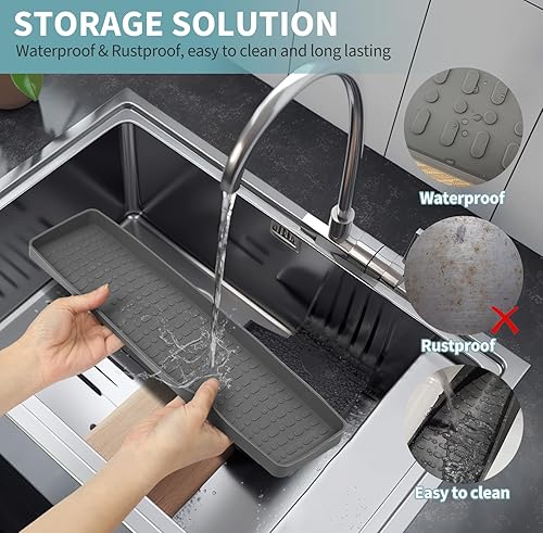 Miniatura 5 de BFONS Estante superior magnético para estufa de 30 pulgadas, almacenamiento de especias, material térmico de silicona, organizador de condimentos,