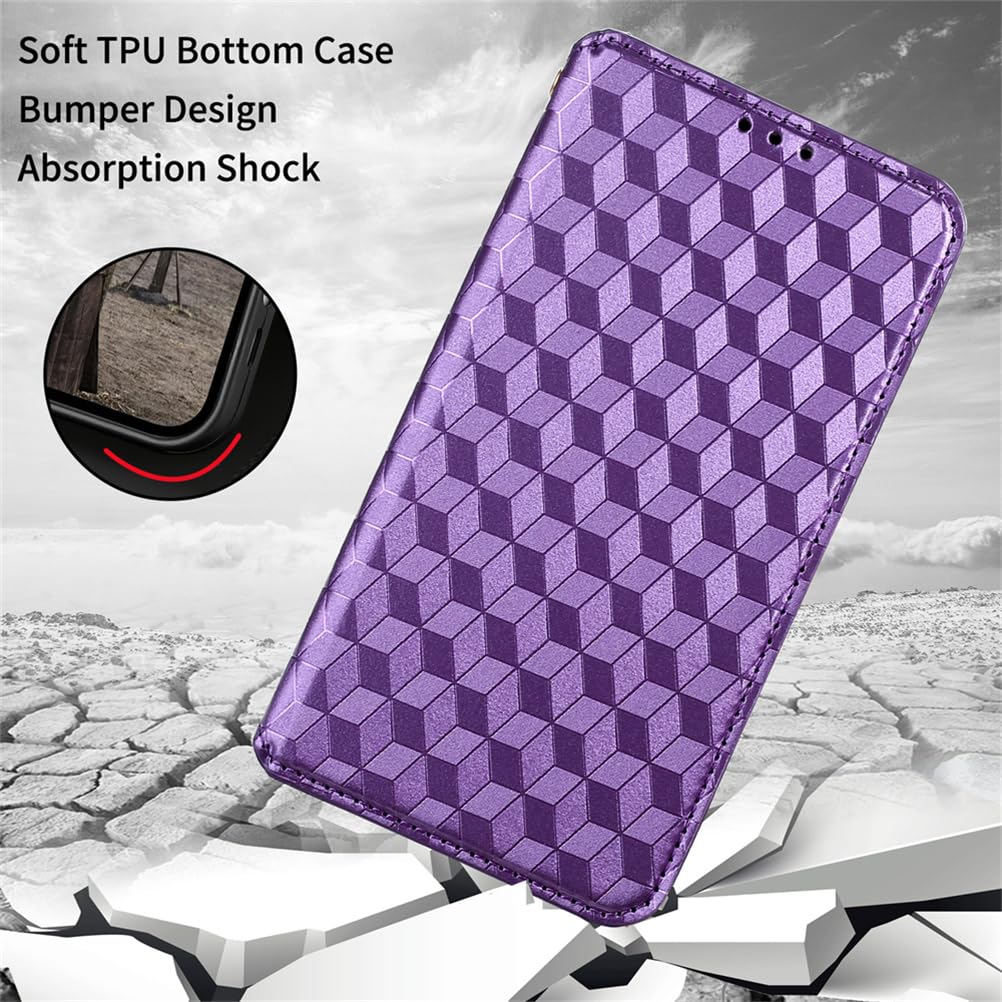 Custodia Huawei Enjoy 70/Nova Y72 | Portafoglio In Pelle PU Con Supporto E Magneti | Cover Antiurto Con Slot Carte