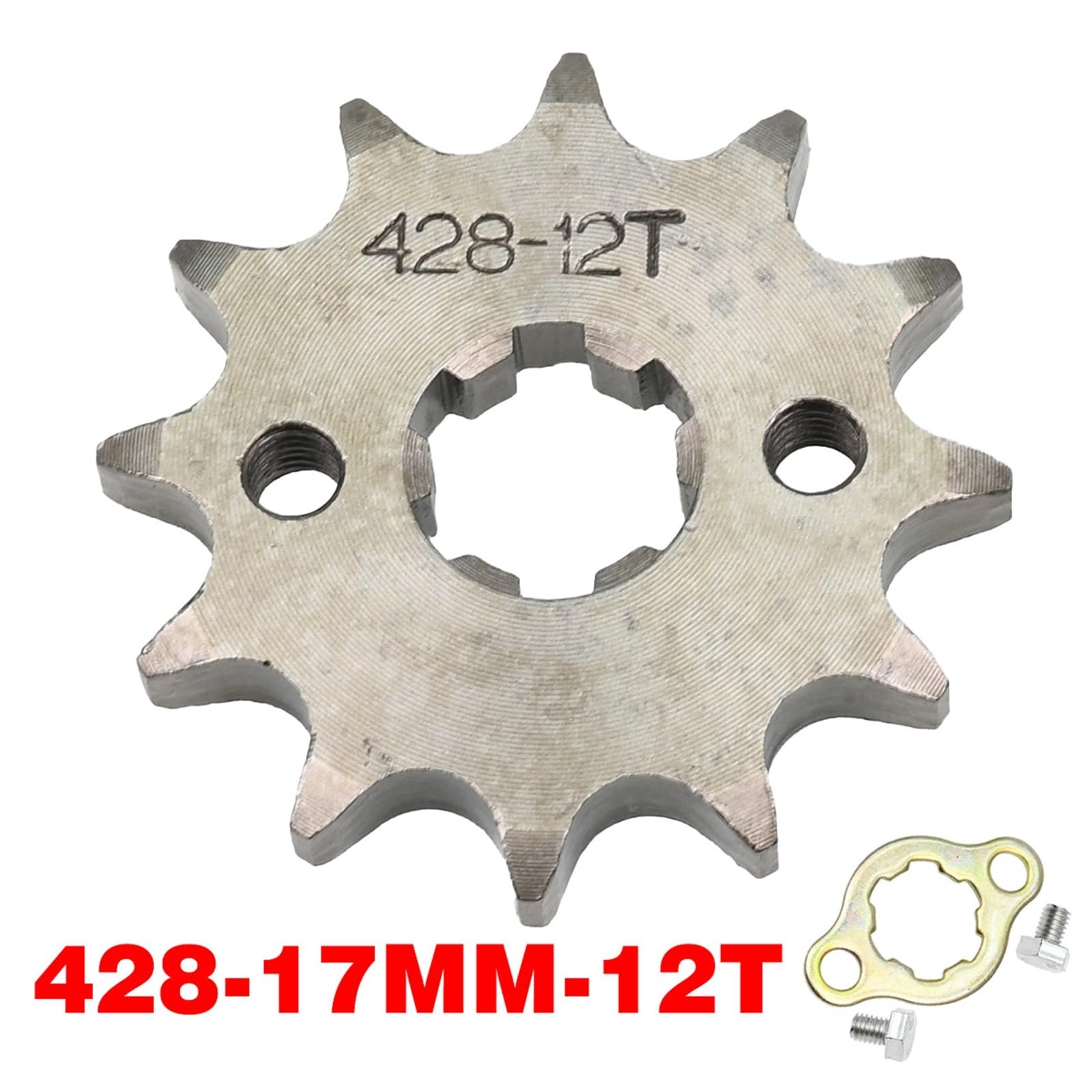 motocicleta piñón Para motor de cadena 428 17 mm