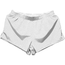 TAPUU Mens Micro-Mesh Stripe Silk Boxers Lounge Shorts with Lining Pouch