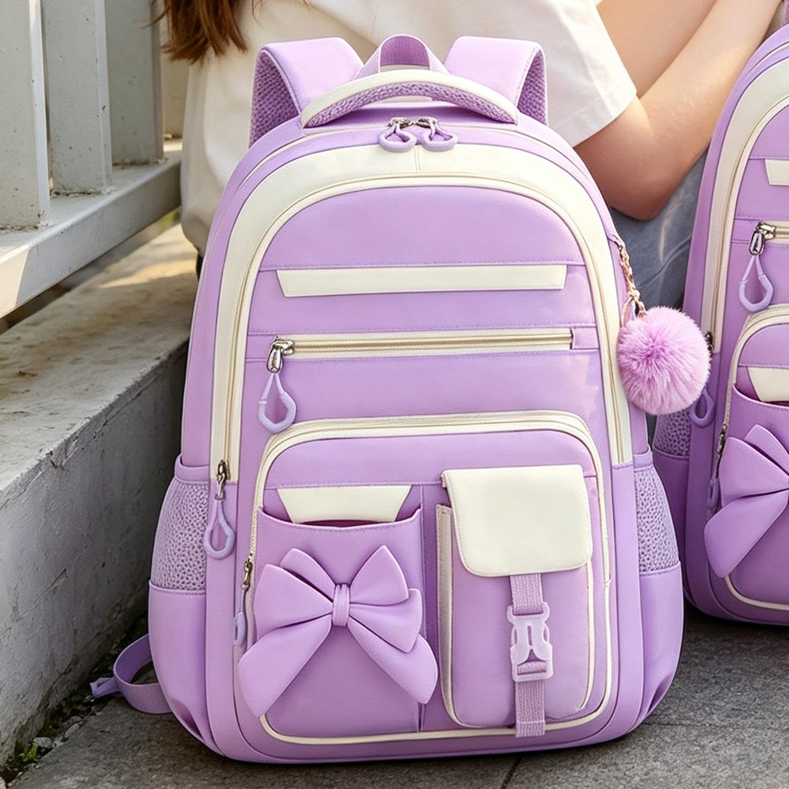 Zaini scolastici per ragazze Zaino Da Viaggio Antifurto Con Spallacci | Borsa Porta Libri Per Studenti per Scuola 'Infanzia, Studenti e Medie, Bambini, Ragazzi, Ragazze e Adolescenti
