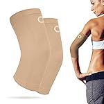 Elbow Brace Compression Sleeve (1 Pair) - Instant Support Elbow Sleeves for Tendonitis, Arthritis, Bursitis, Tennis Elbow, Golfers Elbow, Treatment, Workouts, Weightlifting, Pain Relief, Recovery