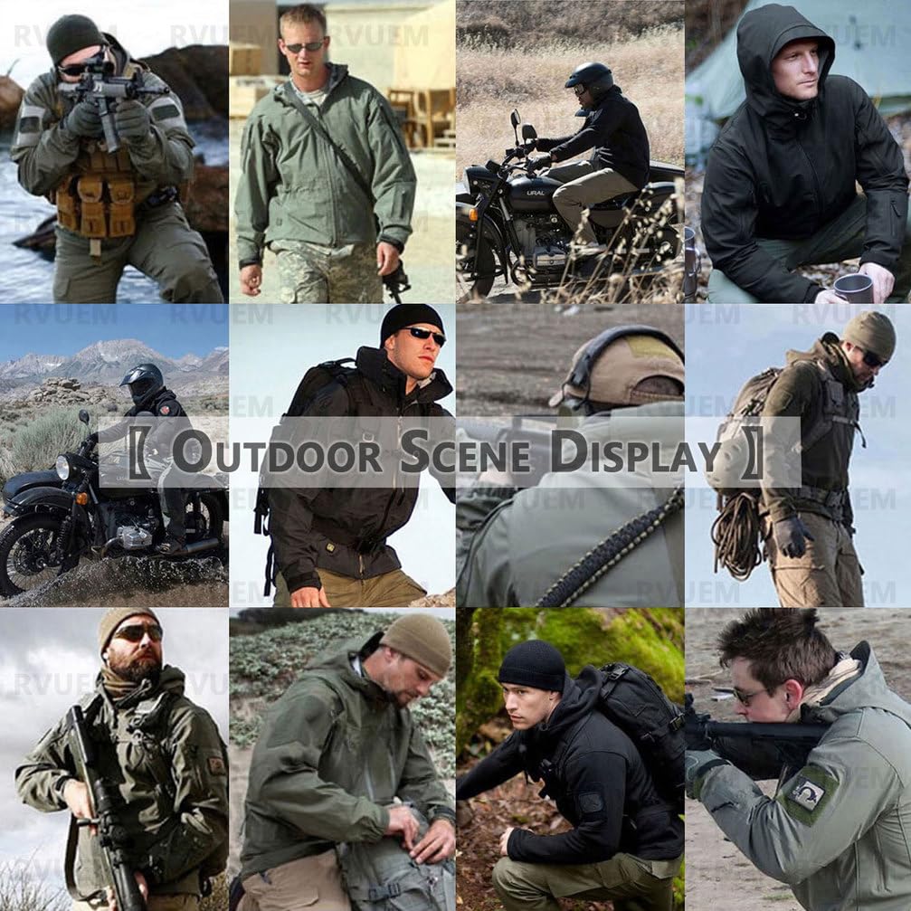 Giacca Tattica, Giacche da Caccia Softshell, Uniforme Mimetica Impermeabile dell'Esercito, Tuta Mimetica Militare, Giacca E Pantaloni Tattici da Uomo, Impermeabile, Leggero