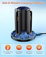 Vista 3 de FYOUNG Charging Station for Nintendo Switch 2 Controller(2025), Charger Dock for Joycon 2 with Charging Indicator, Compact Vertical Charge 4