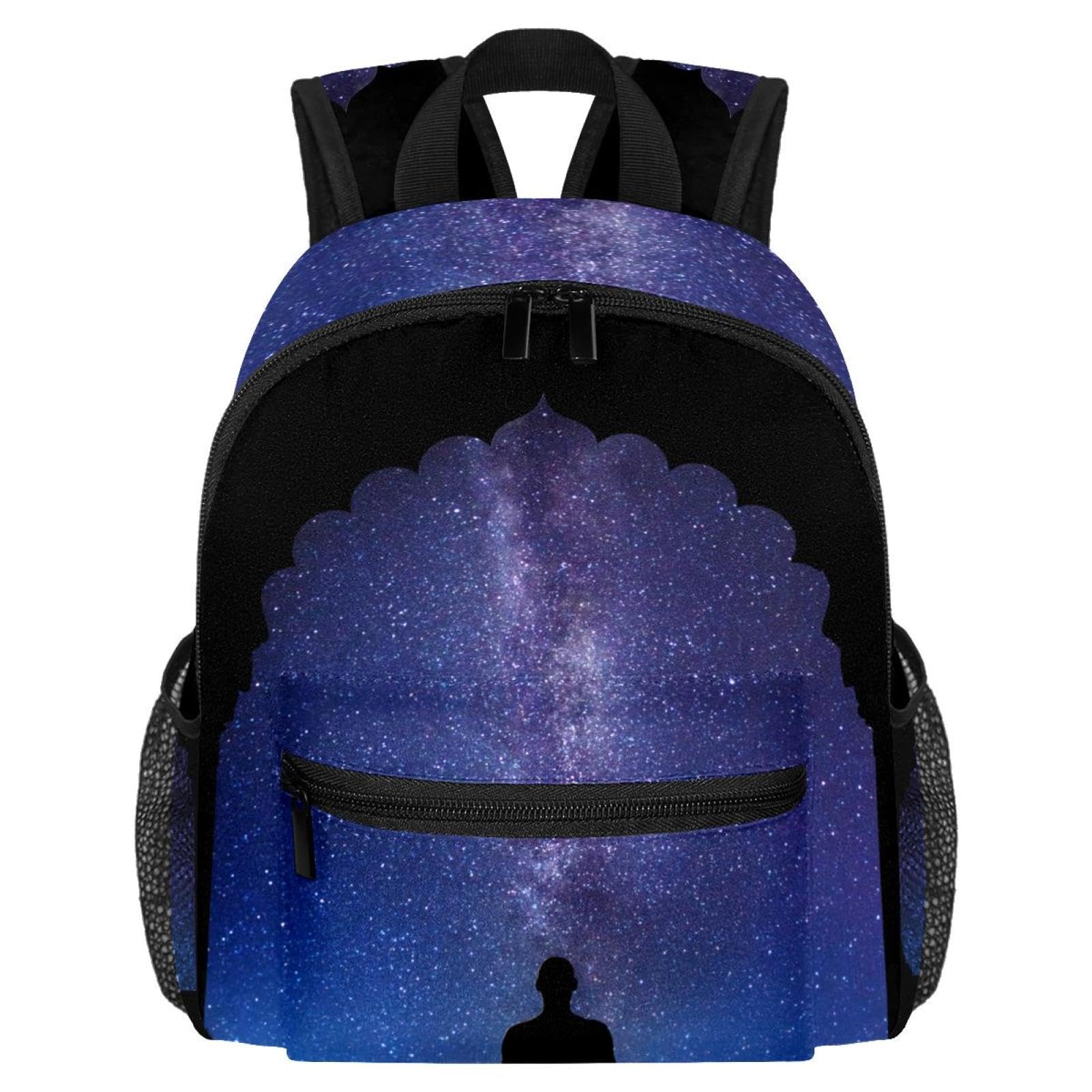 Petit sac à dos léger Space Meditatio avec poches pour bouteille d'eau - 7
