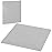 Pokiiulk Classic Gray Baseplates, 32x32 Studs Square Base Plates for Play or Display Bricks Creations, Compatible with Classic Legos, 10 x 10, Pack of 2, Perfect for City Streets, Castle, Mountains