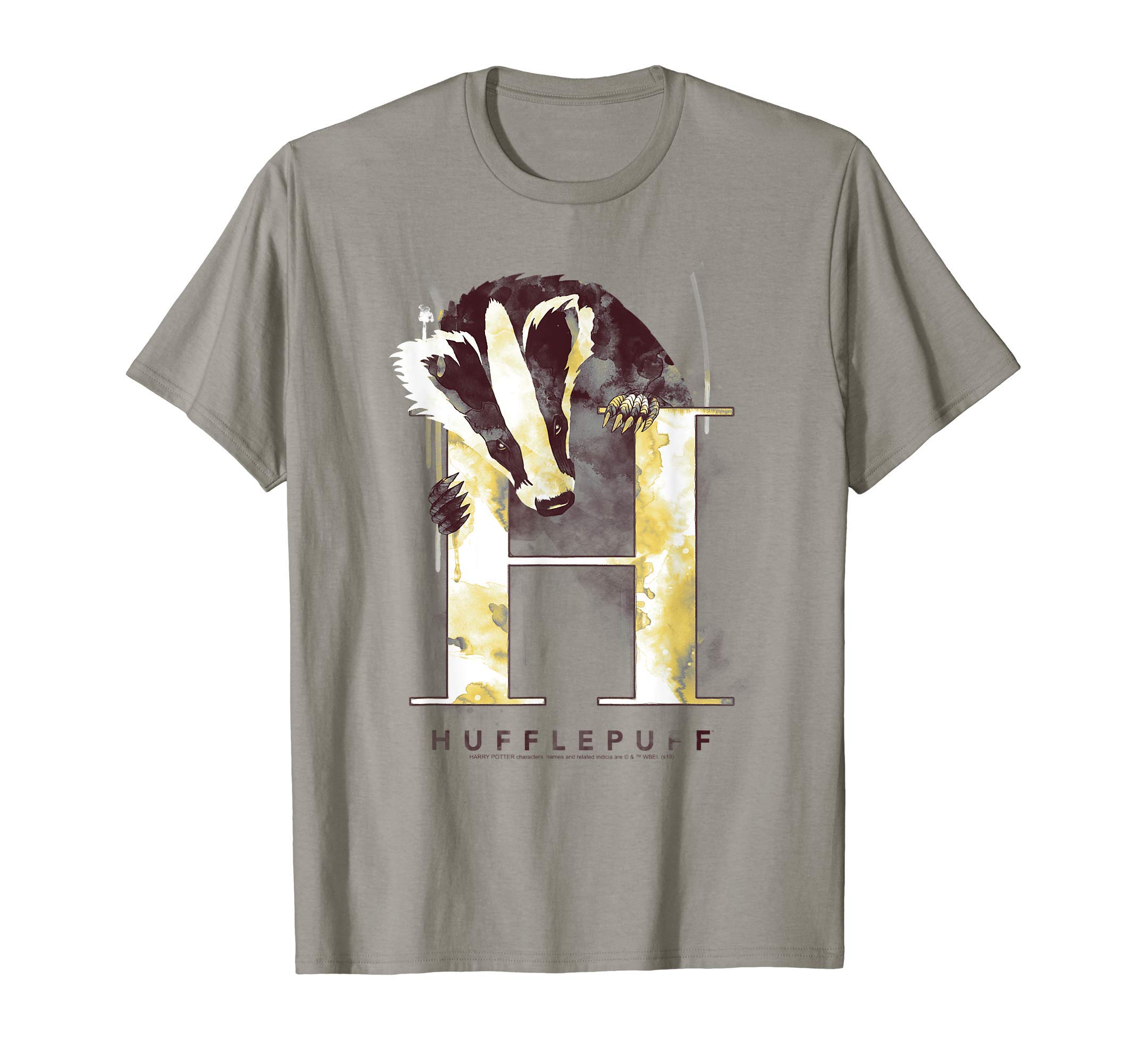 Harry PotterHufflepuff House Watercolor T-ShirtOEKO-TEX STANDARD 100
